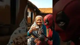 Deadpool Ne Gundo Se Bachaya Ganv Ko #ai #viral #shorts #deadpool