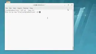 how to create file through cat ?