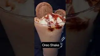 Oreo Shake in Just 2 minutes | Oreo Milkshake | the crazyfoodmile | #shorts | #beta |