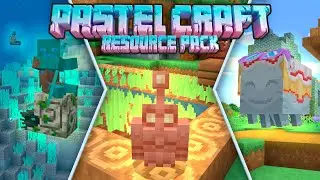 Texture Pack 'Pastel Craft' [ 16x16 ] | Minecraft Bedrock ( 1.21 )