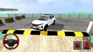 TATA SAFARI 2024 CAR 🚗 | Indian Traffic Speed Breaker Offroad Drive 😱 | Bus Simulator Indonesia 
