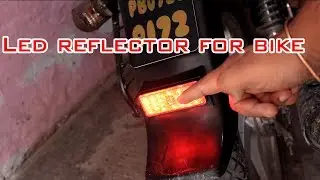 led reflector for bike
