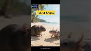 MOLE + AXOLOTL = KUMOTIL ? Hybrid Animal, Combining Animal DNA #shorts #mole #axolotl