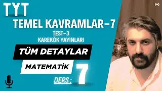 7-TYT MATEMATİK (2026) | DERS.7: Karekök Yayınları TYT Test-3