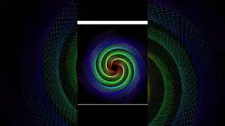Drawing rainbow 🌈 spiral using Python code in easy way #shorts  #subscribe #jeydurgasshre #share