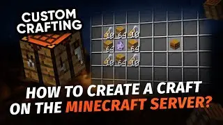 How to Create Custom Crafts on Your Minecraft Server?
