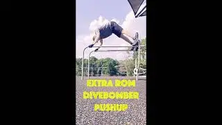 Extra ROM Divebomber Pushups | Build Power & Mobility #chest #bodybuilding #shoulder #arms #abs