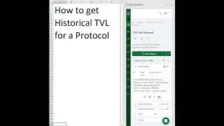 Get DeFiLlama data in Excel and Google Sheets - TVL Get Protocol