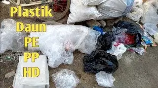 Tutorial memilah plastik Daunan bagi pemula. || Plastik PE,  plastik PP, plastik HD.