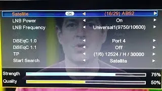 ABS2 75.0E satellite  auto scan/abs satellite new searching/75.0e searching