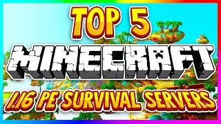 TOP 5 MCPE 1.16+ Survival Servers 2020 [HD] (New Big Minecraft Servers)