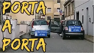 BAD DRIVERS OF ITALY dashcam compilation 01.13 - PORTA A PORTA