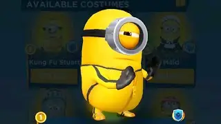 Kung Fu Minion Costume Unlocked In Minion Rush Game ! New Outfit