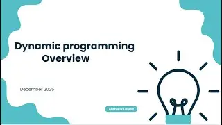 Dynamic programming overview 