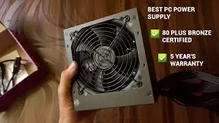 Cooler Master MWE V2 450 Watt Power Supply Unboxing & Review | Best 450 Watt Power Supply 2021