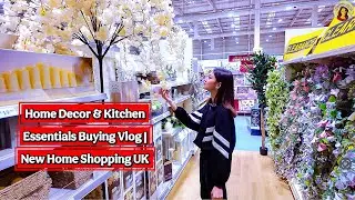 Home Decor & Kitchen Essentials Buying Vlog | New Home Shopping UK