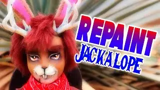 Jackalope Jack 🐰 Wild West Transformation | Divus Doll RePaint!