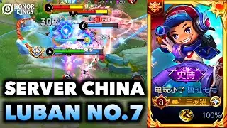 BEST LUBAN NO.7 | PRO PLAYER HIGH ELO RANK GAMEPLAY | HONOR OF KINGS CHINA