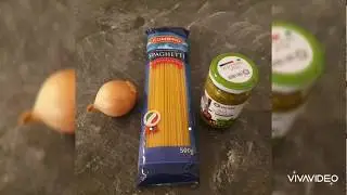 How to make simple Pesto Pasta, Nudeln mit Pesto