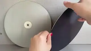 Magnetic backing diamond lapping plates