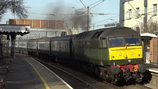 Top & Tail 47s and a Test Train at Ely & Whittlesford, 19th February 2023