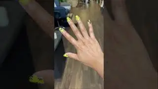 Yellow Spring Nails by Bopha #springnails #shorts #nailart