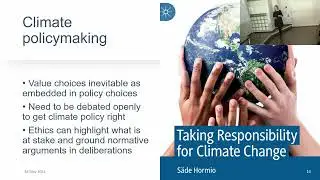 IPO 2024 Lecture: S&auml;de Hormio - Climate Change and Democracy