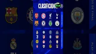⚽ CLASIFICADOS ⚽ UEFA CHAMPIONS LEAGUE🏆⚽ #worldcup2026 #fifa #championsleague #futbol ⚽