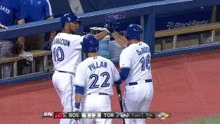 BOS@TOR: DeRosa's sac fly gives Blue Jays the lead