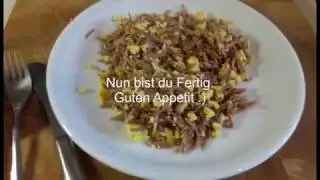 Easy, Schnell und Lecker!! Nudel und Eipfanne :)   !!!!Ohne Weizen!!!!!