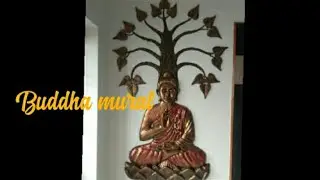 Buddha with Tree wall mural.