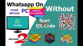 How to Run Whatsapp On PC Without Using Bluestacks |NOX |ARC Welder | Fast way to use Whatsapp on Pc