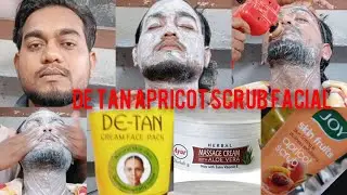 AYUR MASSAGE SCRUB FACIAL & DE TAN#youtube #detan #scrub #facial #video #viralvideo #viral #joy