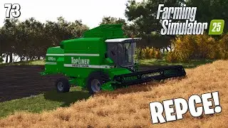 FARMING SIMULATOR 25 LIVE #73 - Repce betakar&iacute;t&aacute;s 3 f&ouml;ldről! | ETRURIA #3