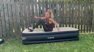 Air bed inflatable pop looner
