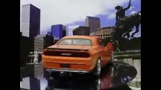 Maisto 1:24 scale custom Police Dodge Challenger SRT-8 with working lights!