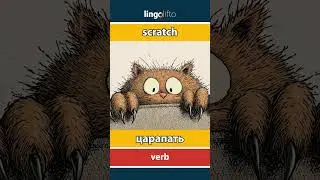 🇬🇧🇷🇺 scratch - царапать : learn English : давайте учить английский : vocabulary builder