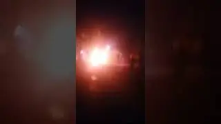 Royal enfield classic 350 catches fire 💥on chitwan and explodes heavily #bulletlove