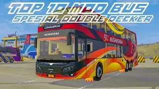 SHARE MOD BUSSID // TOP KUMPULAN MOD BUS DOUBLE DECKER FULL ANIMASI.