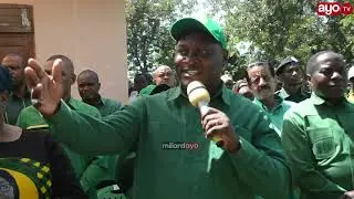 WAZIRI BASHE MTEGONI, APEWA SIKU SABA AFIKE MOROGORO, WAKULIMA WAMLILIA CHONGOLO.