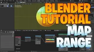 Blender tutorial - Gradient control with Map Range