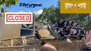 Hyperia Rollback!   CLOSED AGAIN!   Thorpe Park Resort