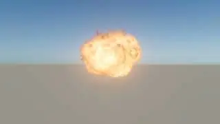 axiom aerial explosion rendered using redshift