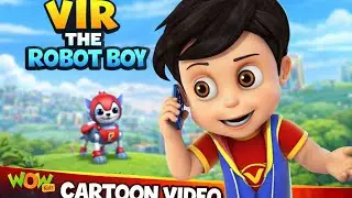 VIR The Robot Boy 🤖 | Fun Cartoon Moments | Credit: Wow Kids