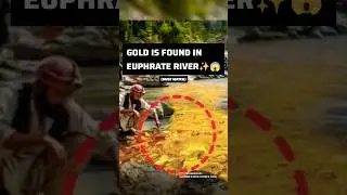 Gold is found in Euphrate river✨😱 #islamicstatus#islam#shorts#viral#trending#ytshorts#euphratesriver