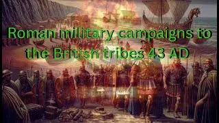 Roman military campaigns to subjugate the British tribes 43 AD
