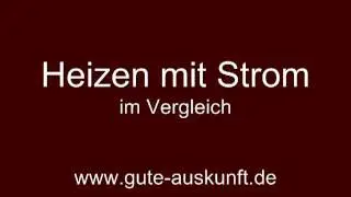 Heizstrom, bitte unbedingt den Text rechts lesen