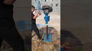 A portable core drilling rig that can be easily operated by one person#coredrilling #coredrill