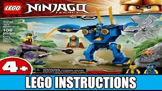 LEGO Instructions | Ninjago | 71740 | Jay&rsquo;s Electro Mech