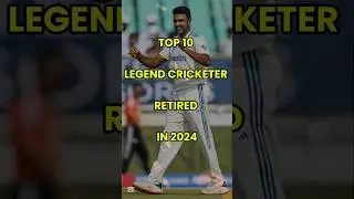 #Top 10 cricketer retirement in 2024😭😭